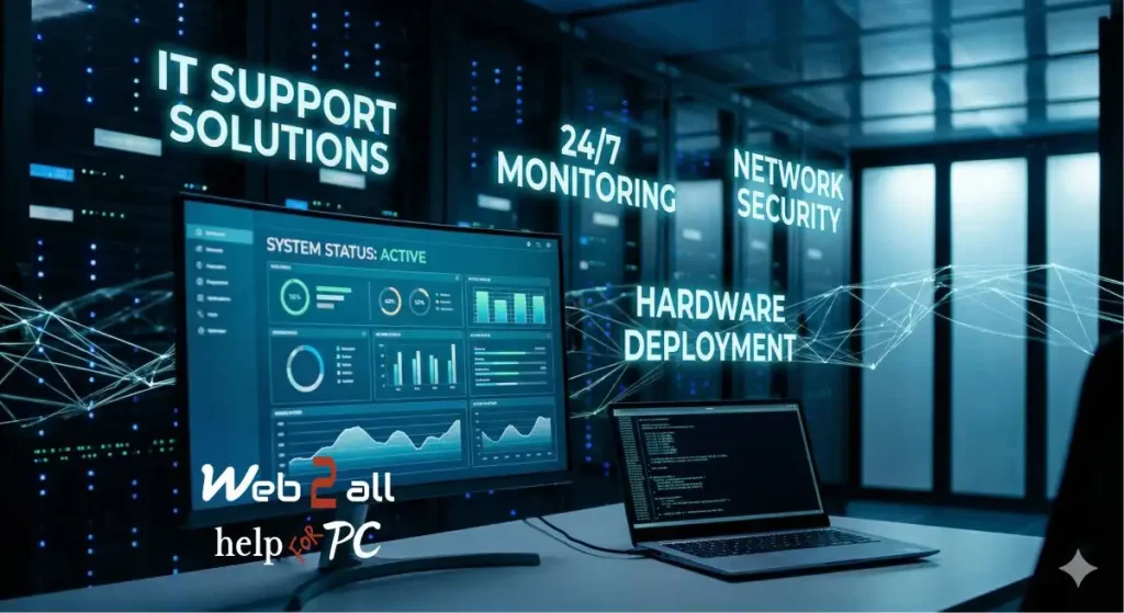 IT support, network security and tech equipment by help4pc.