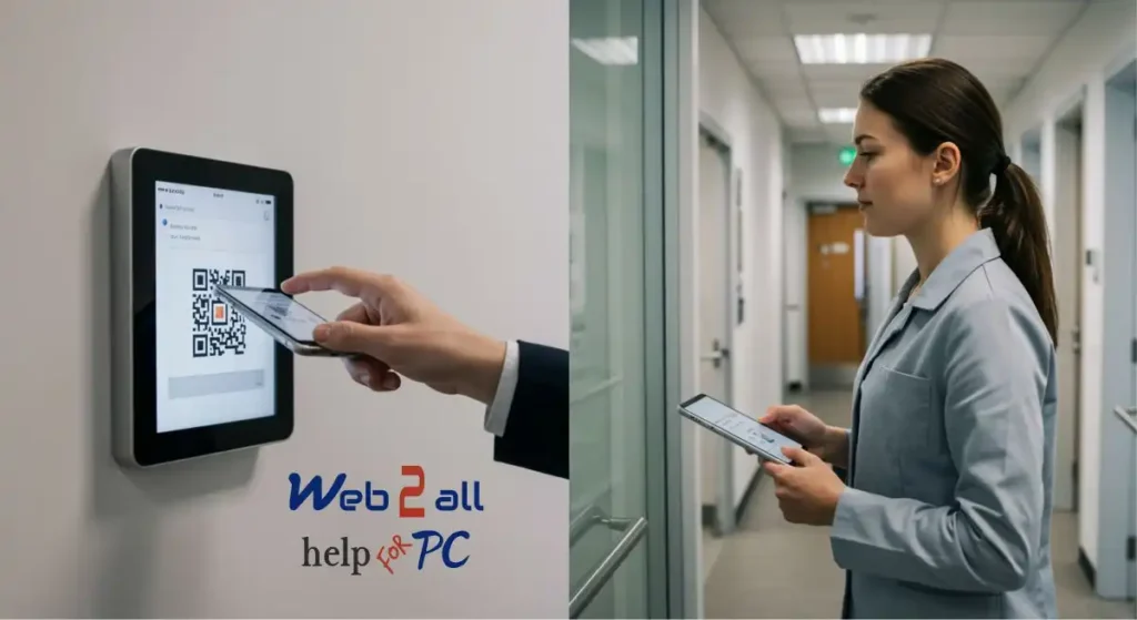 Εξοπλισμός ψηφιακής κάρτας εργασίας, QR scan και cloud διασύνδεση ΕΡΓΑΝΗ από τη Web2All.